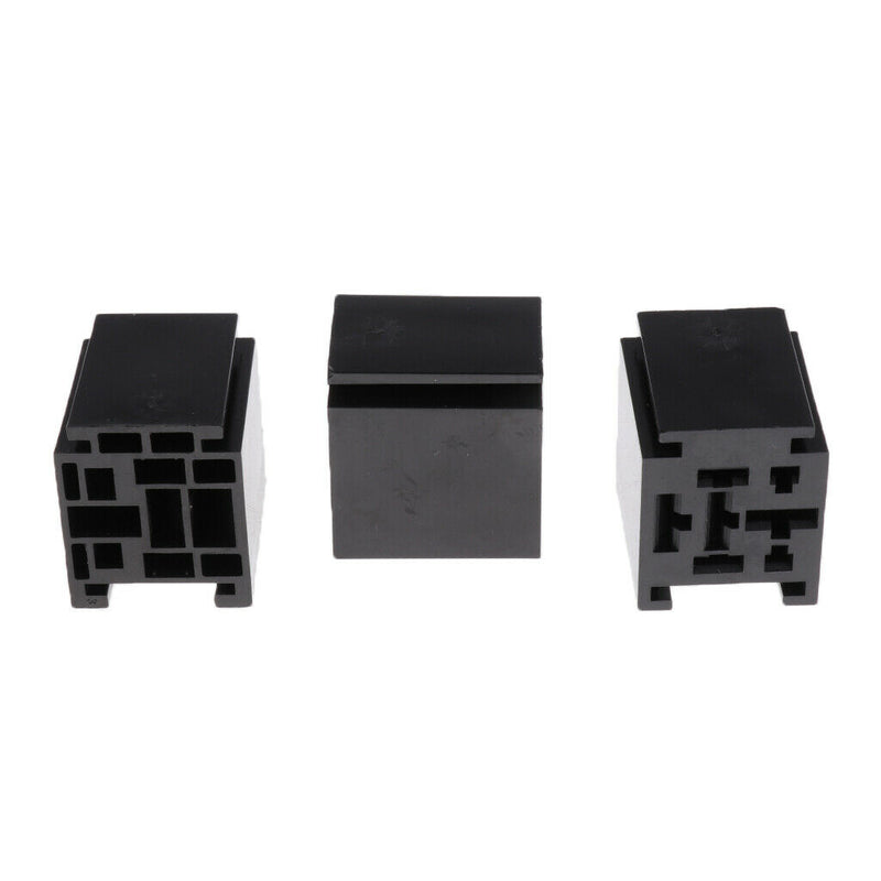 3pcs 80A 5 Pin Relay Socket Holder Car Truck Automotive Electronic Parts