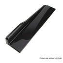 2x Universal Black Car Side Skirt Rocker Splitters Winglet Wings Canard  ME