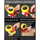 1Pc Tape Sealing Packer Tape Dispenser Is Capable 5Cm Width Plastic Sealing