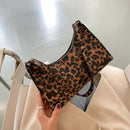 Animal Pattern Women Handbag Street PU Shoulder Underarm Tote Bag (Leopard)