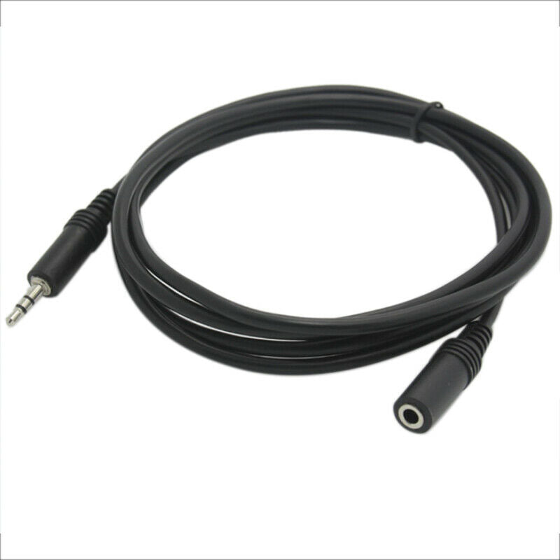 3.5mm Male to Female Extension Cable Headset Audio  Jack Extender-Adapter CordFF