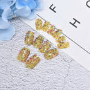 12Pcs/set Full Cover nails Reusable Short False Nails Tips Decoration Too_