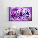 5D DIY Full Drill Diamond Painting Purple Landscape Cross Stitch Embroidery