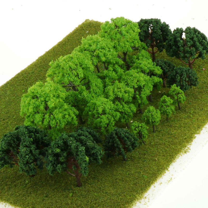 20pcs Landscape Pieces Green Tree Multi-scale DIY Projects Landscape Layout