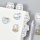 45pcs cat Stickers Scrapbooking Journal Diy Diary Album Stick Label Hand BoSEAU