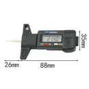 Black Truck Tool Gauge Tire Caliper Tread Depth Accurate Car Digital-LCD Display