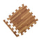 18Pcs Dark Wood Effect Foam Mats Interlocking Tiles Floor Protection 30x30cm