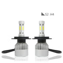 2x H4 HB2 9003 285000LM 1950W LED Headlight Kit Hi/Lo Beam Bulb High Power 600_