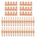 60pcs Red Copper Extended Long Plasma Cutter Tip Electrodes&Nozzles Kit Con P8K1