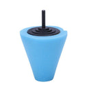 Sponge Cone Polishing Auto Buffer Pad adapter Drill Blue