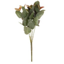 6 Branches Grass Plant Bouquet Artificial Silk Eucalyptus Leaves Home DIY