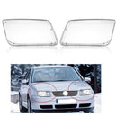 One Pair Plastic Headlight Head Light Lamp Cover Replacement Transparent Fo