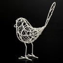 Metal Wire Iron Bird Sculpture Craft Christmas Gift for Child Kid Room Ornament