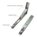 2pcs Rugged Stainless Steel Folding Bracket e Wall Bracket 90 degree Telesc X8V6
