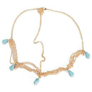 Women Charm Bohemian Hair Crown Cuff Headband Headwrap Headdress Chain Del