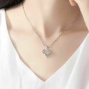 Twinkling Heart Waterdrop Stone Necklace Women Girl Necklace Jewellery Pend K4I4