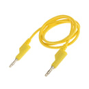 Stackable Copper Banana Plug Sheathed Alligator Test Clip Cable Lead 25A