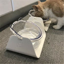 15 Degree Adjustable Pet Feeder Bowl Dog Cat Adjustable Feed Bowl Waterer F