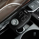 E45 Bluetooth 4.2 Car FM Transmitter Handsfree LED USB Charger for Phone U Disk