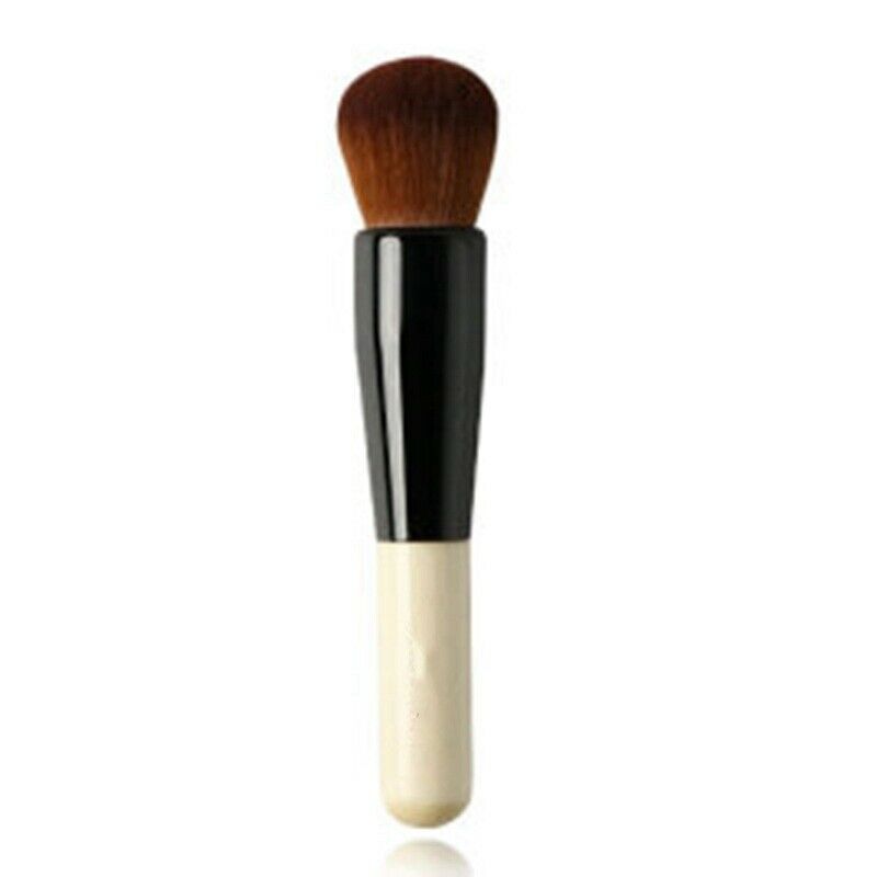 Powder Makeup Brush Wood Handle Dense Soft Round Bristle Full Coverage Face H1O7