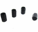 New Black Car Truck Bike Wheel Tyre Tire Valve Stems Air Dust Cover Screw Caps