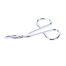 New Scissors Flat Tip Eyebrow Tweezers Clamp Clipper Stainless Removal Tool JR