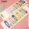 Girls Mini Metal Princess Side Hair Clip Candy Color