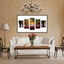 Woods 5D DIY Full Drill Diamond Painting 5-pictures Combination Kit Crafts