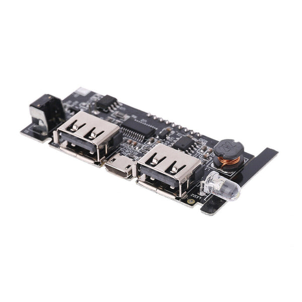 2-USB 5V 2.1A Mobile Power Bank 18650 Battery Charger Board LCD Digital Module