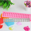 Silicone Fence Fondant Cake Chocolate Mould Sugarcraft Cupcake Decorating Nice