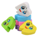 50pcs/bag Molar Shaped Tooth Rubber Erasers Dentist Gift Dental Clinic M7E7 N0C2