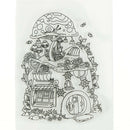 Mushroom House Transparent Stamps For DIY Scrapbooking Album Paper Cards   %o
