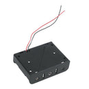 Black Plastic Battery Holder Case 2 Pcs for 3 x C 1.5V Batteries C4I3