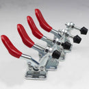 4 PCS 60 Lbs Antislip Covered Hand Tool Toggle Clamp Horizontal Clamp 201A E6Q5