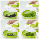 Food Dehydrators Vegetable Dehydrator Spin Dryer Basin Kitchen Manual Y9L6