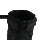 Padded Drumstick Pouch with Mounting Clamp for Perccusion Instrument Black