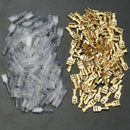 100Pairs 6.3mm brass crimp terminal female spade connectors insulate sleeve Gk