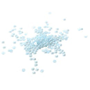 500pcs Half-round Flatback Acrylic for Nail Art Phone Craft Blue