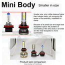 2PCS MINI1-H4/HB2/9003 LED Headlight Conversion Kit High Low Beam 6000K IP HNZ