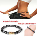Magnetic Bracelet Crystal Black Bead Hematite Stone Health Care Jewel BX