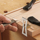 Dovetail Marker, Hand Cut Wood Joints Gauge Dovetail Guide Tool with Scale, N3N4