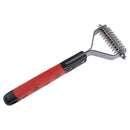 Practical Pet Dog Stainless Steel Hair Knot Trimmer Dematting Rake Grooming Comb