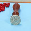 Copper Head Wax Sealing Stamp DIY Envelope Card Decor Seal with Handle(F002 A