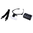 1.0/1.5/2.0/2.5/3.5X Lens Glasses Magnifier Lens with LED Illuminated Light