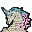 Embroidered Patches Big Horse Sequin Patch IronOn Fabric Badge SewOn Appliques F