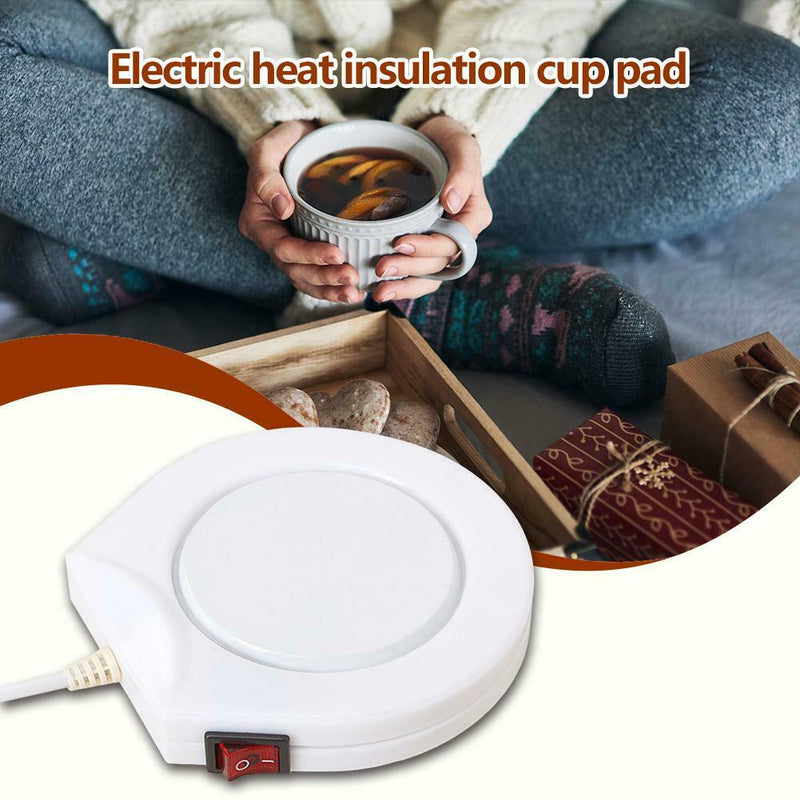 220V Warmer Heater Pad Electric Powered Coffee Tea Milk Mug Cup Warmer Mat