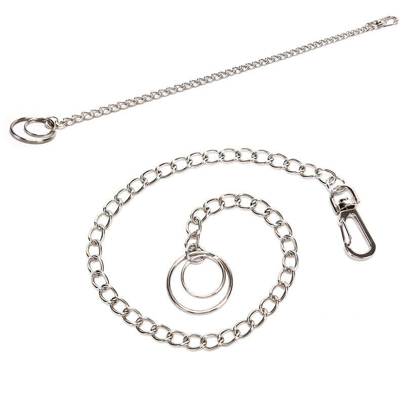 Punk Metal ChainTrousers Hipster Pant Jeans Long Wallet Belt Keychain Keyring Kw