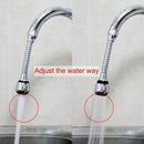 Stainless Steel 360 Degree Rotatable Water Saving Faucet Tap Aerator Faucet U4K1