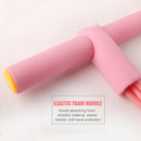Rally Fitness Sit-Up Pedal Pull Rope Four Tube Puller Training Band (Pink) A