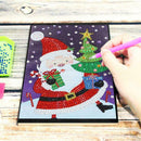 DIY Santa Claus Special Shaped Diamond Painting 60 Page A5 Notebook Notepad